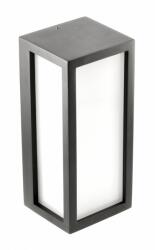 GTV OS-VASE27B-10 VASTI homlokzati lámpatest, E27, MAX. 12W, IP54, AC220-240V, 50/60Hz, fekete (OS-VASE27B-10)