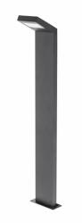 GTV LD-LON10W78P-10 LONDON kerti lámpatest, LED, 10W, 720lm, 4000K, AC220-240V, IP54, egyenes oszlop, 78 cm, fekete (LD-LON10W78P-10)