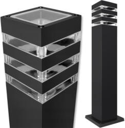Masterled Kültéri kerti lámpa E27 BLACK POST Négyzet 60cm (LVTOPR0860)