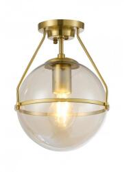 GTV OS-DRO-40-DEC Mennyezeti lámpatest DROP , 5376, AC220-240V, 50/60Hz, 1*E27, max. 25W, átm. 21 cm, arany (OS-DRO-40-DEC)