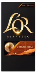 Douwe Egberts Kávékapszula, Nespresso® kompatibilis, 10 db, JACOBS DOUWE EGBERTS "L`OR Colombia (KHK977)
