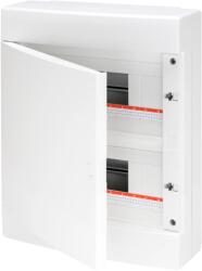 GEWISS Tablou de Distributie Montaj Aparent - Pre-Aranjat Pentru Bloc Terminal - Usa Alb Opac - (12X2) 24 Module IP40 Gewiss GW40067 (GW40067)