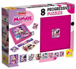 Lisciani Puzzle progresiv 8 Minnie Mouse