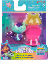Spin Master Casa de păpuși Gabi: Set de joacă scaun spa magic Pisicuță sirenă - Spin Master (6071670/20149928) Figurina