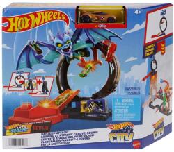 Mattel Hot Wheels: Cursa cu bucla de lilieci - Mattel (HDR29/HTN78)