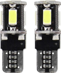 AMiO CANBUS 5SMD 5730 T10 (W5W) alb bec cu led