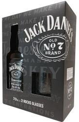 Jack Daniel's whisky DD. + 2 pohár (40%, 0, 7 L)