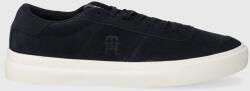 Tommy Hilfiger velúr sportcipő TH CUPSET SUEDE sötétkék, FM0FM04977 - sötétkék Férfi 42