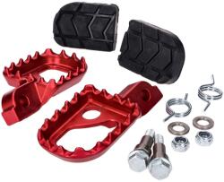  Lábtartó pár Beta RR 50 (AM6) 16x24x3mm CNC piros