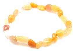 R. M. ékszer Aventurin sárga pebble karkötő 6-10mm (059908)