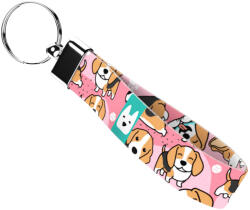 april & june Beagle, rózsaszín - Kulcstartó - pink - april & june