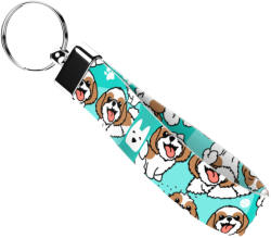 april & june Si-cu, kék - Kulcstartó - Shih Tzu, blue - april & june (anj-kc-176-S)