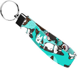 april & june Cardigan Welsh Corgi, kék - Kulcstartó - Cardigan Welsh Corgi, blue - april & june (anj-kc-227-S)