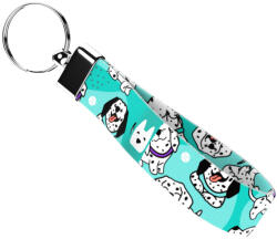 april & june Dalmata, kék - Kulcstartó - Dalmatian, blue - april & june (anj-kc-197-S)