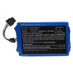 VHBW Akkumulátor Nintendo Wii U Gamepadhoz, WUP-003, 5200 mAh (888203458)