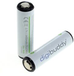 Digibuddy Digibuddy Li-Ion 18650 2600 mAh akkumulátorcsomag 2 darab (8005455)