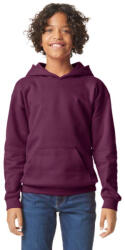 Gildan GIBSF500 kapucnis gyerek pulóver - maroon szín (gibsf500ma-xs)