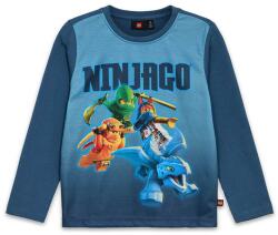 Lego gyerek hosszúujjú LWTANO 616 nyomott mintás, 12011293 - kék 152