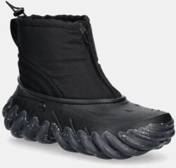 Crocs cipő Echo Boot Z Shield fekete, női, enyhén téliesített, lapos talpú, 210315 - fekete Női 39/40