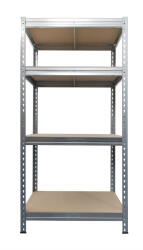 AR Shelving BULLRACK RIVET nagy teherbírású polc, farostlemez polclapokkal, 200x100x60cm, 4 polclap, terhelhetőség 600kg/polclap, horganyzott