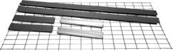 AR Shelving Acélrácsos polclap nagy teherbírású polcokhoz RIVET 150X60cm