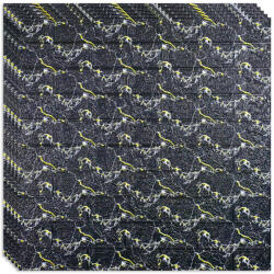 HOZRO Tapet 3D autoadeziv, Model imitatie caramida, design modern, foarte usor de montat, Piatra Black/Gold