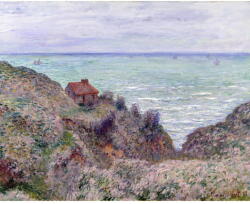 Fedkolor Claude Monet - Cabin of the Customs Watch kép másolat, 50 x 40 cm