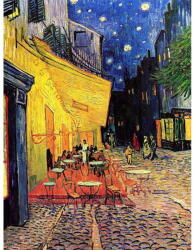 Fedkolor Vincent van Gogh - Cafe Terrace kép másolat, 30 x 40 cm