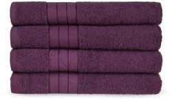 Good Morning Borvörös frottír pamut törölköző szett 4 db-os 50x100 cm - Good Morning