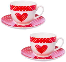 Orion Piros porcelán csésze szett 2 db-os 280 ml - Orion