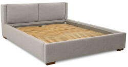 Scandic Világosszürke kárpitozott franciaágy ágyráccsal 140x200 cm Dreamer - Scandic