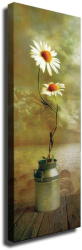 Wallity Daisy vászon fali kép, 30 x 80 cm