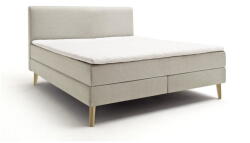 meise.möbel Bézs boxspring ágy 160x200 cm Greta - Meise Möbel