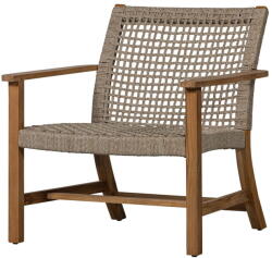 Exotan Bézs-natúr színű tömörfa kerti fotel Copper - Exotan