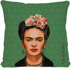 Madre Selva Frida zöld párna, 45 x 45 cm - Madre Selva