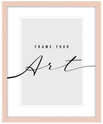 knor Világos rózsaszín műanyag fali képkeret 34x44 cm