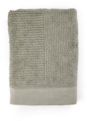 Zone Classic Eucalyptus szürkészöld pamut fürdőlepedő, 70 x 140 cm - Zone