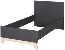 Roba Fekete gyerekágy 90x200 cm Jara - Roba