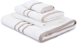 Foutastic Fehér pamut törölköző és fürdőlepedő készlet 4 db-os Linda - Foutastic