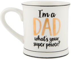 Sass & Belle Super Dad porcelán bögre, 400 ml - Sass & Belle