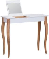 Ragaba Dressing Table fehér fésülködőasztal tükörrel, hosszúság 85 cm - Ragaba