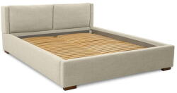 Scandic Bézs kárpitozott franciaágy ágyráccsal 140x200 cm Dreamer - Scandic