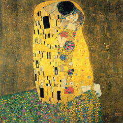 Fedkolor The Kiss másolat, 90 x 90 cm - Gustav Klimt