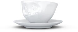 58products Fehér 'huncut' porcelán csésze és csészealj - 58products