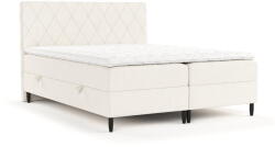 Maison de Reve Krémszínű ágyneműtartós boxspring ágy 180x200 cm Gwen - Maison de Rêve