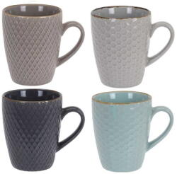 Orion Kerámia bögre szett 4 db-os 270 ml Shiney - Orion