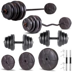 Progressive Set haltera si gantere reglabile PROGRESSIVE 68 KG (ECGZ68)