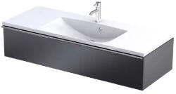 Oristo Etna dulap 119.6x45.5x25 cm sub chiuveta pe perete negru OR52-SD1S-120-8 (OR52SD1S1208)