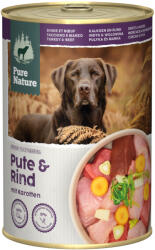  Pure Nature 12x400g Pure Nature Adult Pulyka & marha nedves kutyatáp