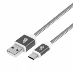 TB TOUCH TB kábel USB - USB C 1, 5 m szürke szalag (AKTBXKUCSBA150S)